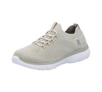Rieker Damen Sneaker Knitup 191 M5074 Low-Top beige Größe 39 EU
