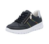 Rieker Damen Low-Top Sneaker N1313, Frauen Halbschuhe, lose Einlage,straßenschuhe,Strassenschuhe,Sportschuhe,Freizeitschuhe,blau (14),39 EU / 6 UK