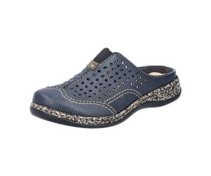 Rieker FSK Damen Halbschuhe für Damen, blau, Größe 40 EU