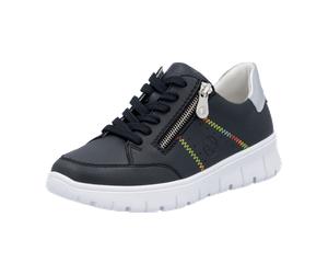 Rieker FSK Damen Halbschuhe für Damen, blau, Größe 42 EU