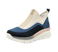 Rieker Damenschuhe Schnürstiefel pazifik/atlantis/marble/perlcreme/jeans pazifik/atlantis/marble/perlcreme/jeans - Gr. - 38
