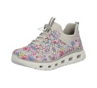 Rieker M6081 90 Damen Slip On Sneaker Beige - Multicolor Beige 40