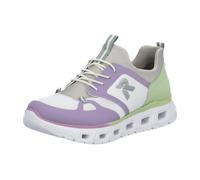 Rieker Damen Slip-On Sneaker M6078, Frauen Halbschuhe,Strassenschuhe,Sportschuhe,Freizeitschuhe,Turnschuhe,Laufschuhe,Multi (90),40 EU / 6.5 UK