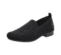Rieker Damen Slipper Knitup 193 51989-00 Schwarz Größe 40