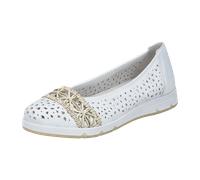 Rieker FSK Damen Halbschuhe für Damen, weiß, Größe 42 EU