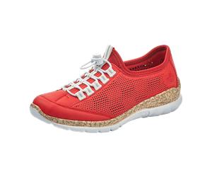 Rieker FSK Damen Halbschuhe N42W8-33 fire/rosso FS 2020 für Damen, rot, Größe 36 EU