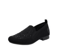 Rieker Damen Slipper Knitup 193 51989-00 Schwarz Größe 40