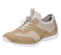 Rieker Damen Halbschuhe N4245 Low-Top Sneaker Beige Größe 39 EU