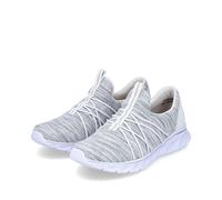 Rieker FSK Damen Halbschuhe weiss-rauch/weiss 36
