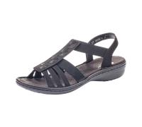 Rieker FSK Damen Sandalen 60870-00 schwarz FS 2020 für Damen, schwarz, Größe 37 EU