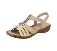 Rieker Damen Sandale Beige - Größe: 40