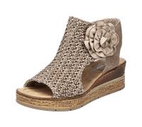 Rieker FSK Damen Sandalen für Damen, beige, Größe 40 EU