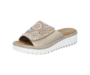 Rieker FSK Damen Sandalen für Damen, beige, Größe 40 EU