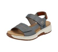 Rieker Damen V8164 Sandale, blau, 36 EU
