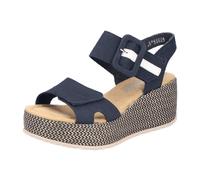 Rieker FSK Damen Sandalen für Damen, blau, Größe 37 EU