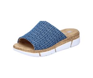 Rieker FSK Damen Sandalen für Damen, blau, Größe 38 EU