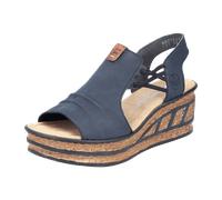Rieker Pantoletten 68175-14 Damen Blau Größe 39 EU