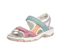 Riemchensandale RIEKER Gr. 39, bunt (multi) Damen Schuhe Sandalen (90682532-39)