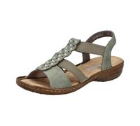 Rieker FSK Damen Sandalen für Damen, grün, Größe 38 EU