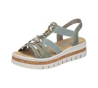 Rieker FSK Damen Sandalen für Damen, grün, Größe 38 EU