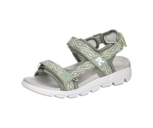 Rieker FSK Damen Sandalen für Damen, grün, Größe 40 EU