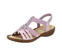 Rieker FSK Damen Sandalen für Damen, lila, Größe 42 EU