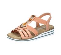 Rieker FSK Damen Sandalen für Damen, orange, Größe 36 EU