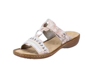 Rieker FSK Damen Sandalen für Damen, rosa, Größe 36 EU