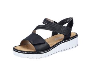 Rieker FSK Damen Sandalen für Damen, schwarz, Größe 36 EU