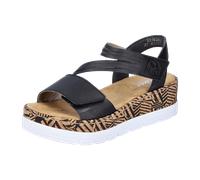 Rieker FSK Damen Sandalen für Damen, schwarz, Größe 37 EU