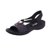 Rieker FSK Damen Sandalen für Damen, schwarz, Größe 39 EU