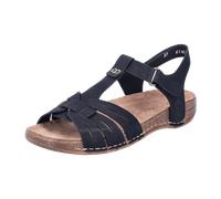 Rieker FSK Damen Sandalen für Damen, schwarz, Größe 40 EU