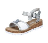 Rieker FSK Damen Sandalen für Damen, silber, Größe 42 EU