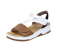 Rieker FSK Damen Sandalen für Damen, weiß, Gr. 41 EU