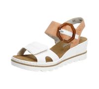 Rieker FSK Damen Sandalen für Damen, weiß, Größe 40 EU