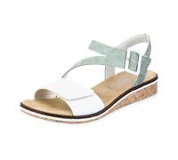 Rieker FSK Damen Sandalen für Damen, weiß, Größe 40 EU