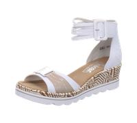 Rieker FSK Damen Sandalen für Damen, weiß, Größe 40 EU