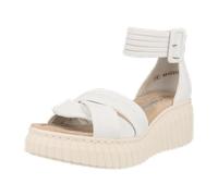Rieker Damen Plateau-Sandale Weiß - Größe: 41