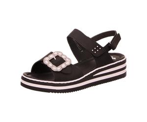 Rieker FSK Damen Sandalen V0270-00 schwarz FS 2020 für Damen, schwarz, Größe 40 EU