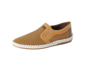 Rieker FSK Herren Halbschuhe B4552-69 wheat/wheat/amaretto FS 2022 für Herren, gelb, Größe 45 EU