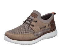 Rieker Herren Slipper B9643-64 fango/kiesel/noce/stone Größe 45