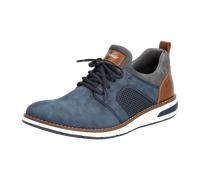 Rieker Herren Low-Top Sneaker 11351, Männer Halbschuhe,Sportschuhe,Freizeitschuhe,Turnschuhe,Laufschuhe,straßenschuhe,blau (14),44 EU / 9.5 UK