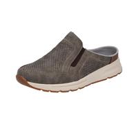 Clog RIEKER, Damen, Gr. 47, braun, Lederimitat, Schuhe Clog, Sommerschuh, Hausschuh mit seitlichen Stretcheinsätzen (54607504-47) braun
