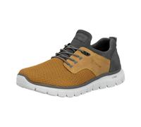 Rieker Herren Slip-On Sneaker B6652, Männer Halbschuhe,straßenschuhe,Strassenschuhe,Freizeitschuhe,Turnschuhe,gelb Kombi (68),43 EU / 9 UK