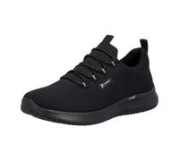 Slip-On Sneaker RIEKER, Herren, Gr. 47, schwarz, Textil, unifarben, Schuhe, Slipper, Halbschuh, Freizeitsneaker zum Schlupfen (93811629-47) schwarz