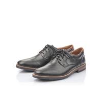Rieker FSK Herren Halbschuhe Schnürer elegant Businessschuhe schwarz 42