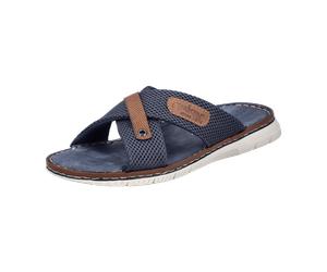 Rieker FSK Herren Sandalen für Herren, blau, Größe 46 EU