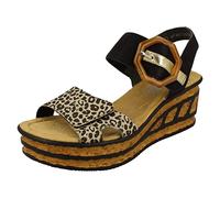 Rieker Geschenk Damen Keilabsatz Sandalen | Charles Clinkard