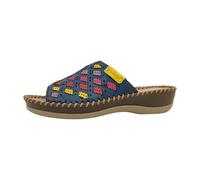 Rieker Guana/Kostau/Gumalo/Guana 61336-90 Blau 90- darkrose/Fuchsia/Gelb