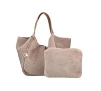 Shopper RIEKER, Damen, Gr. B/H/T: 29cm x 32cm x 13,5cm, beige (hellbeige), Textil, Taschen Shopper, Umhängetasche mit herausnehmbarer Innentasche, 2 tlg. (43652265-0) hellbeige